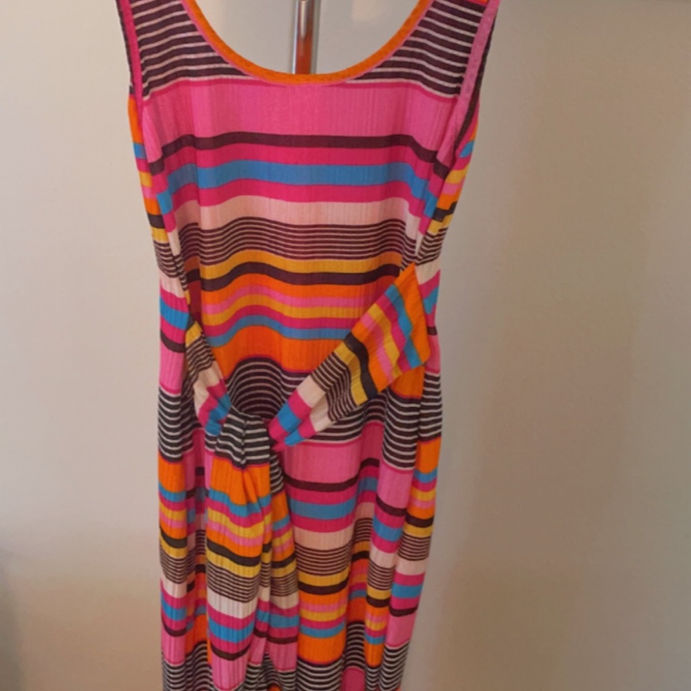 Colorful stripes dress
